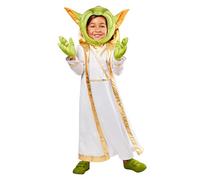 Rubies Disfraz Master Yoda Young Jedi Deluxe para niños y niñas, Túnica con capucha, accesorio para la cabeza y guantes, Oficial Young Jedi Lucas Film para Carnaval, Halloween, Navidad y Cumpleaños