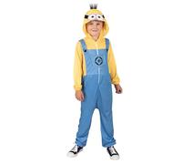 Rubies Disfraz Minion para niños y niñas, Jumpsuit con capucha, Licencia Oficial Despicable Me 4, Gru Mi Villano Favorito para Carnaval, fiestas y cumpleaños