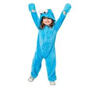 Rubies Disfraz Monstruo de las Galletas, Triki, para niños y niñas, Pelele con tejido suave y gorro, oficial Sesame street, para Carnaval, Navidad, Halloween, Cumpleaños y Fiestas.