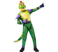 Rubies Disfraz Montgomery Gator para niños y niñas, Mono con cola, guantes y máscara, Oficial Five Nights at Freddy's para Halloween, Carnaval, Navidad y cumpleaños