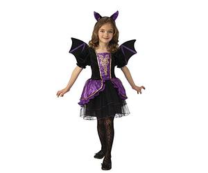 Rubies Disfraz Murcielaguita con alas para niñas, Vestido con alas, Vampiros, Vampiresa, Dracula para cosplay y fiestas