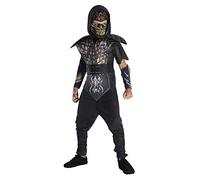 Rubies Disfraz Ninja Snake para niños y niñas, Top con capucha, tabardo, cinturón y guanteletes, Oficial Carnaval, Halloween, Fiestas y cumpleaños
