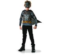 Rubie's-Disfraz oficial DC Comics-Disfraz Top y Máscara Oficial DC Comics Batman-Talla Estándar- I-300110