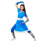 Rubies Disfraz oficial de Avatar The Last Airbender Katara con vestido adjunto, disfraz para adultos, talla M UK 14-16