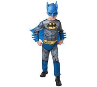 Rubies Disfraz oficial de Batman Comic para niños, disfraz de superhéroe, talla mediana de 5 a 6 años, altura de 116 cm, Halloween