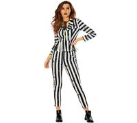 Rubies Disfraz oficial de Beetlejuice para mujer, disfraz de adulto, talla S, Halloween