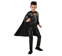 Rubies Disfraz oficial de Black Adam para niños, talla S de 7 a 8 años