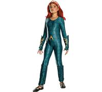 Rubie's Disfraz oficial de DC Aquaman The Movie, Mera Girls Deluxe - Pequeña edad 3-4 años, multicolor, small (641366_S)