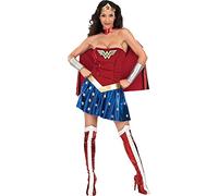 Rubie's Disfraz oficial de DC Comics Wonder Woman para mujer, disfraz de superhéroe para adultos