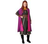 Rubies Disfraz Oficial de Disney Frozen 2, Anna Deluxe, Disfraz para Adultos, Talla M