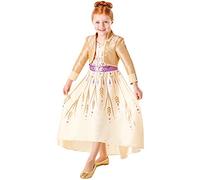 Rubies - Disfraz oficial de Disney Frozen 2, Anna Deluxe Prólogo, disfraz para niños, talla S de 3 a 4 años