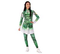 Rubies - Disfraz oficial de Disney Marvel Eternals Sersi Deluxe para mujer, verde, 6-8