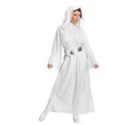 Rubie's Disfraz oficial de Disney Star Wars Princesa Leia Deluxe para mujer, disfraz de adulto