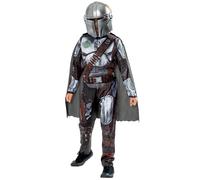 Rubies Disfraz oficial de Disney The Mandalorian para niños, talla S, edad 4-6 años, altura 122-126 cm