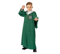 Rubies Official Harry Potter Slytherin Quidditch Child Robe, Kids Fancy Dress 11