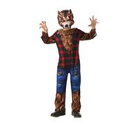 Rubies Disfraz oficial de hombre lobo, disfraz de Halloween para niños, talla grande de 7 a 8 años, Halloween