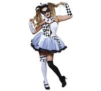 Rubie's Disfraz Oficial de Jesterlla de Halloween para Mujer, Talla S