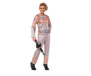 Rubie's - Disfraz oficial de los Cazafantasmas para mujer con varita de protones inflable, diseño 2016, talla M para adulto