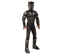 Rubie's - Disfraz oficial de Marvel Avengers Endgame Black Panther Deluxe para niños, disfraz de superhéroe para niños