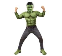 Rubie's - Disfraz oficial de Marvel Avengers Endgame Hulk Deluxe para niños, disfraz de superhéroe para niños