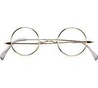 Rubies - Disfraz Oficial de Papá Noel con Gafas Redondas de Papá Noel, para Adultos, Talla única para Halloween