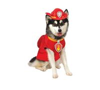 Rubie's Disfraz Oficial de Paw Patrol Marshall para Perro, tamaño: Cuello pequeño a Cola 11 Pulgadas, Pecho 14 Pulgadas