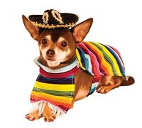 Rubie'S - Disfraz Oficial de Perro para Mascota, Serape Mexicano, Grande para Halloween