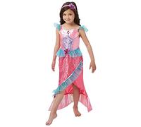 Rubies Disfraz oficial de princesa sirena de lujo, disfraz para niñas, talla L