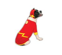 Rubies Disfraz Oficial de Rubie s DC Comic Flash para Hombre, Disfraz de superhéroe para Perro, Talla S, Multicolor, Halloween, Reino Unido