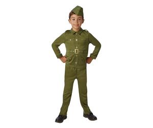 Rubie's - Disfraz oficial de soldado de la Segunda Guerra Mundial para niños, talla grande