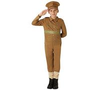 Rubie's - Disfraz oficial de soldado WW1 para niño, talla mediana