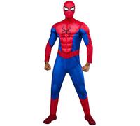 Rubies Disfraz oficial de Spider-Man Delux para adultos, para hombre, talla M