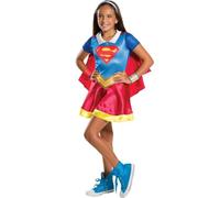 Rubie's Disfraz oficial de Supergirl y Wonder Woman para niña, paquete doble, paquete de regalo para niños