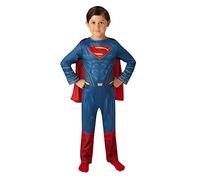 Rubies Disfraz oficial de Superman de la Liga de la Justicia de DC, para niños de 9 a 10 años, altura 140 cm