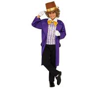 Rubie'S - Disfraz Oficial de Willy Wonka y The Chocolate Factory para niños