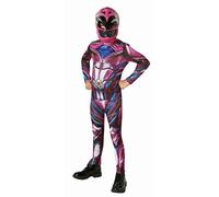 RUBIE'S-Disfraz Oficial Saban - Disfraz clásico Power Rangers Rosa - Talla S- I-630713S