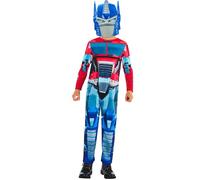 Rubies Disfraz Optimus Prime Clásico para niños y niñas, Jumpsuit impreso y máscara, Licencia Oficial Transformers para Carnaval, Halloween, fiestas, cumpleaños