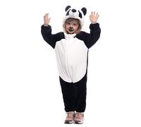Rubies Disfraz Panda Amoroso para niños y niñas, Pelele con capucha y cola, Oficial Carnaval, Halloween, Cumpleaños y Fiestas