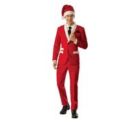 Rubies Disfraz Papa Noel para Hombre, Traje Santa Claus, Talla única para Navidad, Fiestas, Carnaval, Eventos navideños