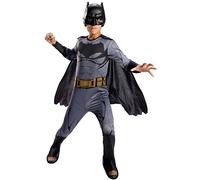 Rubie's Disfraz Batman – Traje impreso con capa y máscara incluidas – Talla L (8-10 años)