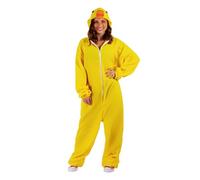 Rubies Disfraz Pato para adulto, Talla unisex, Jumpsuit con capucha, Oficial Rubies para Carnaval, Cumpleaños, Fiestas, Halloween