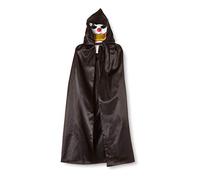 Rubies Disfraz Payaso Perturbado encapuchado para niños y niñas, Capa con capucha y máscara, Payaso Asesino para Fiestas y Carnaval