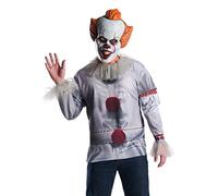Rubies Disfraz Pennywise para adulto, Camiseta impresa con máscara, Oficial IT Warner Bros, para halloween, carnaval, fiestas, cosplay