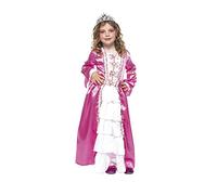 Rubies Disfraz Princesa Pinky para niña, Vestido fucsia con detalles en rosa y blanco, y diadema plateada, Original, Ideal para halloween, navidad, carnaval y cumpleaños.