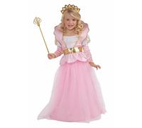 Rubies Disfraz Princesa Reluciente para niña, Trajes princesas, Vestido con cinturón y tiara, Elsa, para fiestas, cumpleaños, Navidad y Carnaval (XS 7-8 años)