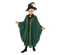 Rubies Disfraz Profesora McGonagall para niñas, Túnica con sombrero, Licencia Oficial Harry Potter, Minerva, Wizard para Carnaval, Cosplay, Fiestas