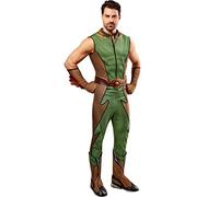 Rubies Disfraz Profundo Deluxe The Boys para adulto, Jumpsuit acolchado sin mangas con cubrebotas, cinturón y guantes, Oficial The Boys Deep para Carnaval, Halloween, Cumpleaños, Fiestas y Despedidas