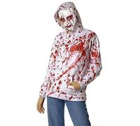 Rubies Disfraz Psyco Killer para adulto, Set con Sudadera y máscara, Oficial Halloween, Carnaval, Fiestas