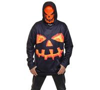 Rubies Disfraz Pumpkin Killer para adulto, Set de sudadera con máscara, Oficial Halloween, Carnaval, Fiestas y cumpleaños