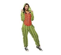 Rubies Disfraz Sandía para adulto, Unisex, talla Única, Jumpsuit con capucha, original halloween, carnaval, fiestas, despedida de soltero, Cosplay y cumpleaños.